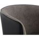 Asher Sparrow Grey / Napa Black Lounge Chair